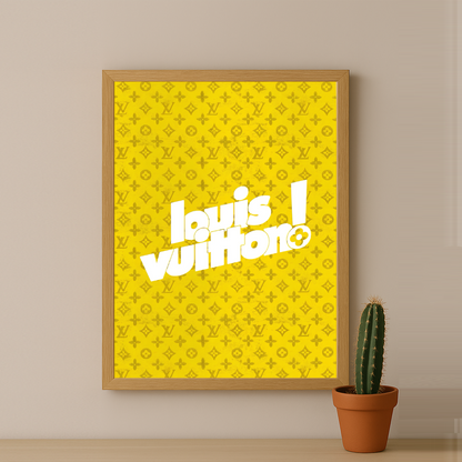 Cadre photo Louis Vuitton Yellow