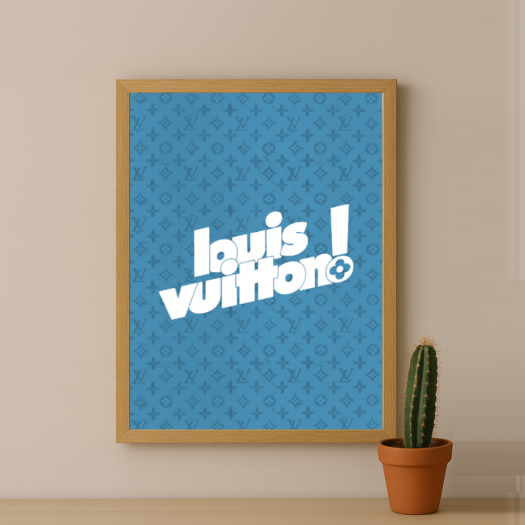 Cadre photo Louis Vuitton Blue