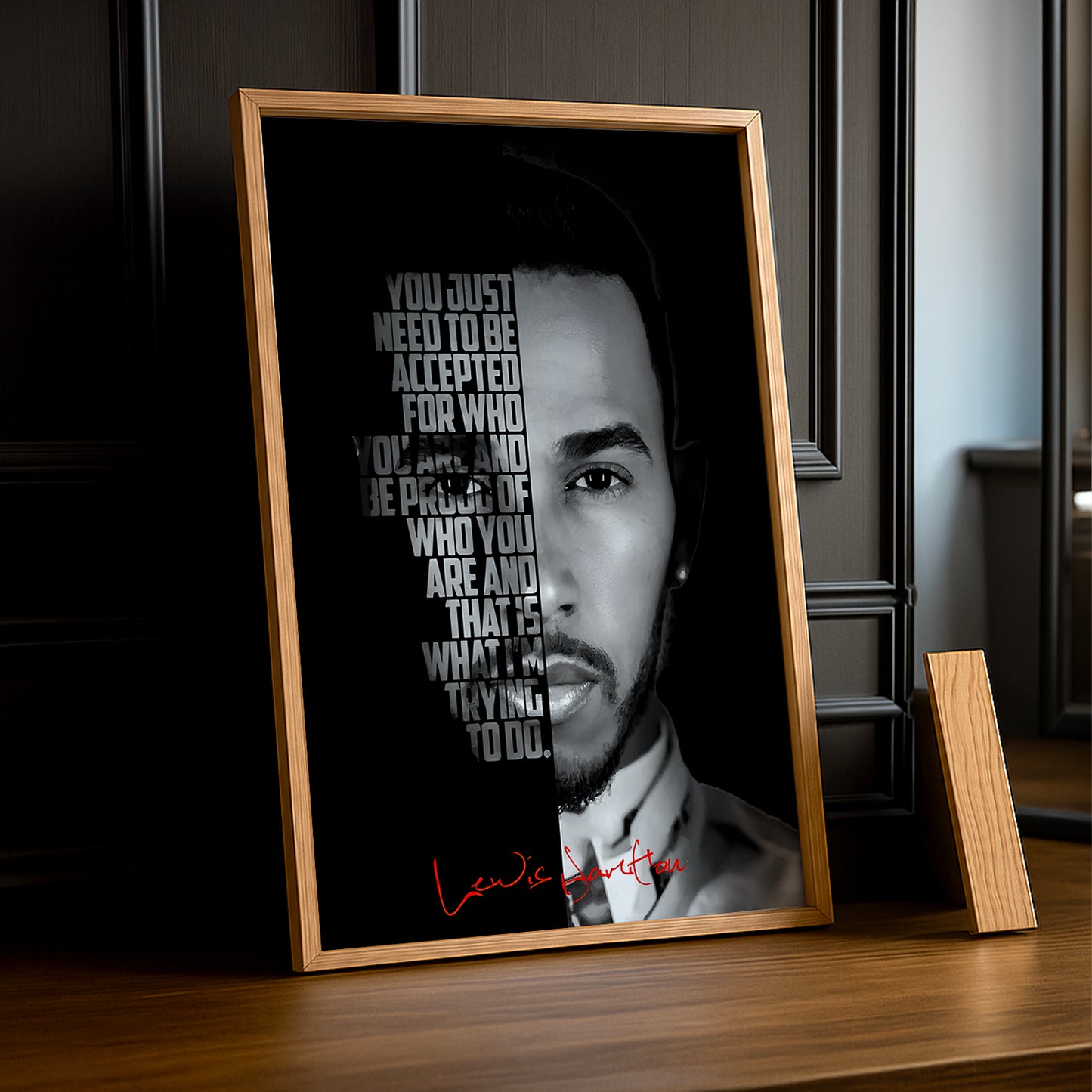 Cadre photo Lewis Hamilton Formula 1