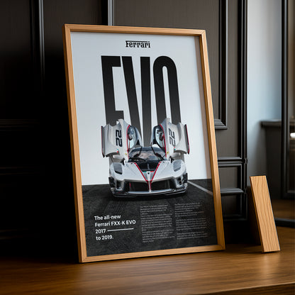 Poster Voitures - Ferrari FXX-K EVO