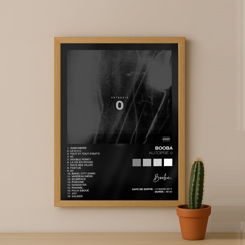 Poster - Album Booba Autopsie 0