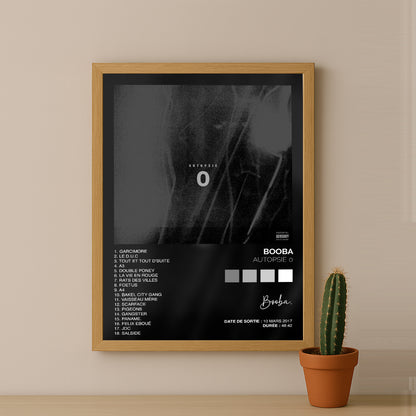 Poster - Album Booba Autopsie 0