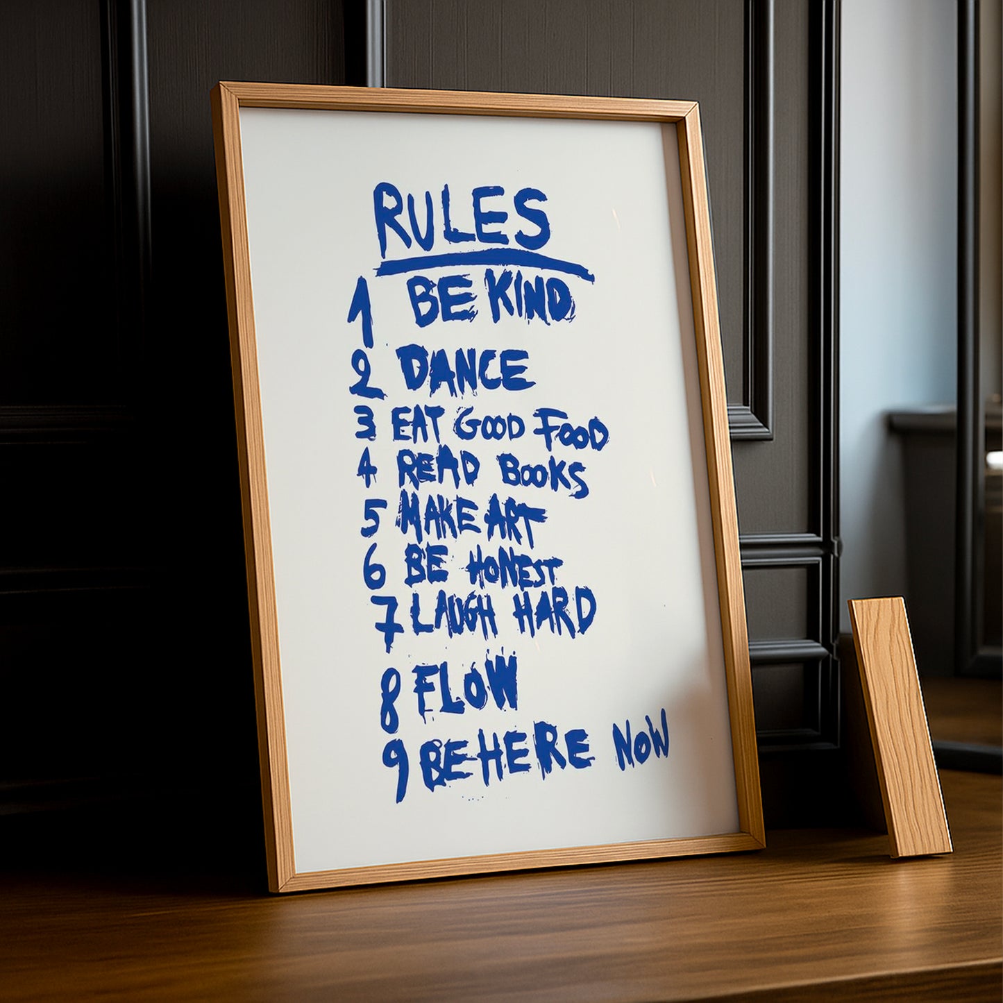 Cadre photo Citation - Rules