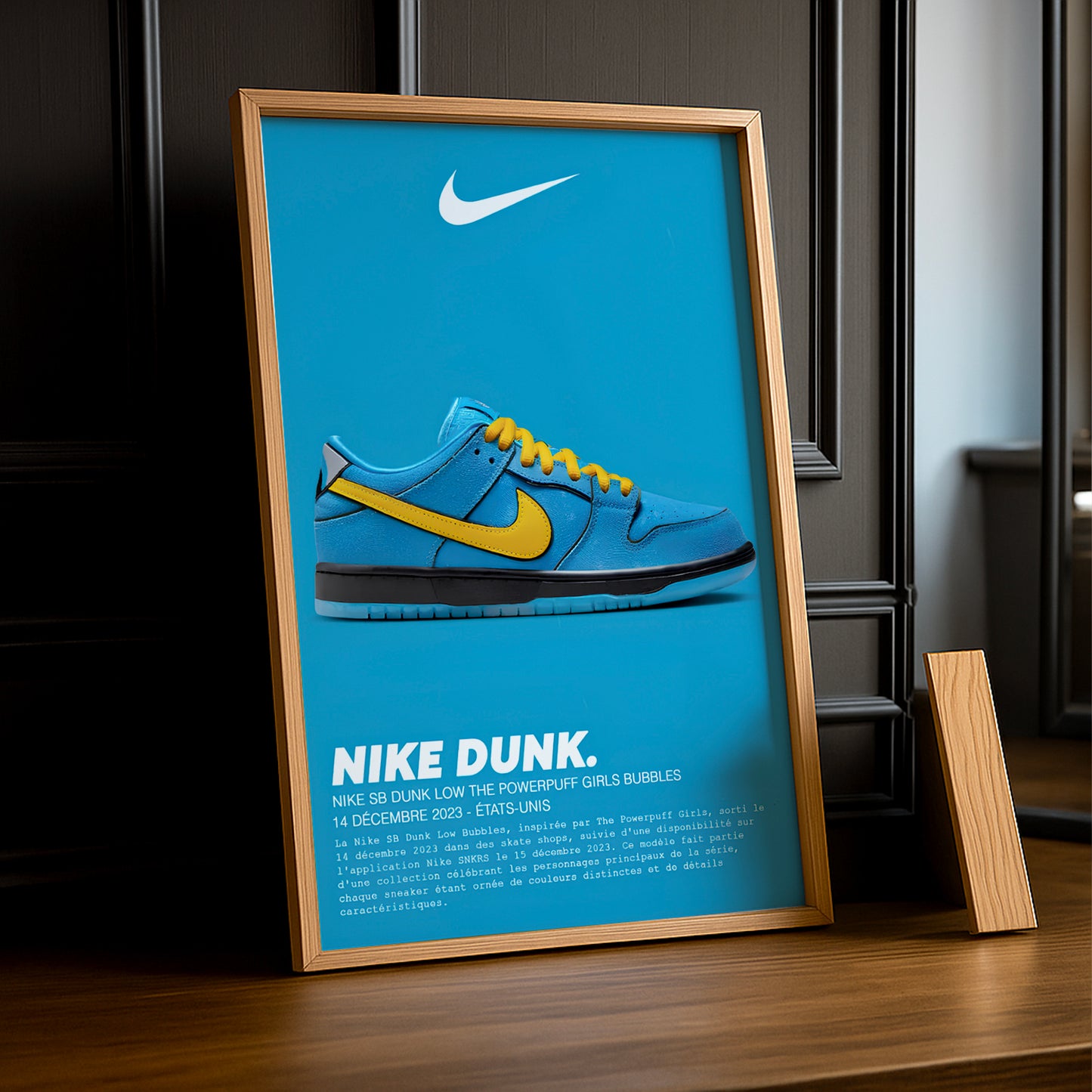 Nike SB Dunk Low The Powerpuff Girls Bubbles Fotorahmen 