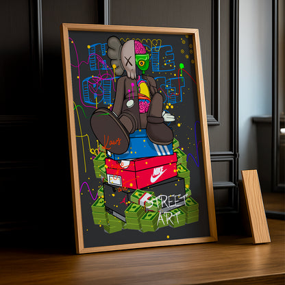 Poster Kaws street art