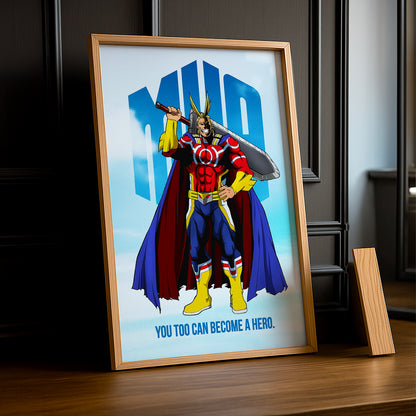 Cadre Photo My Hero Academia - All Might Be a Hero