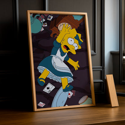 Cadre Photo Les Simpsons - Lisa Simpson Falling