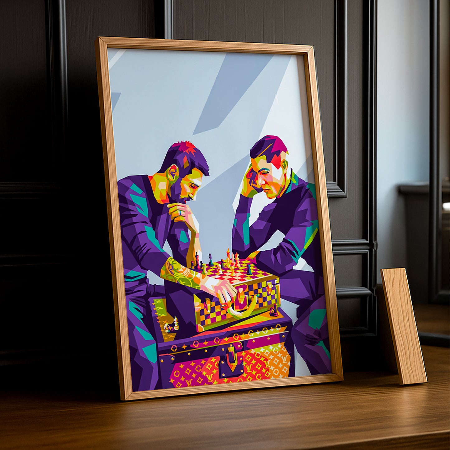 Cadre photo Louis Vuitton - Cristiano Ronaldo x Messi