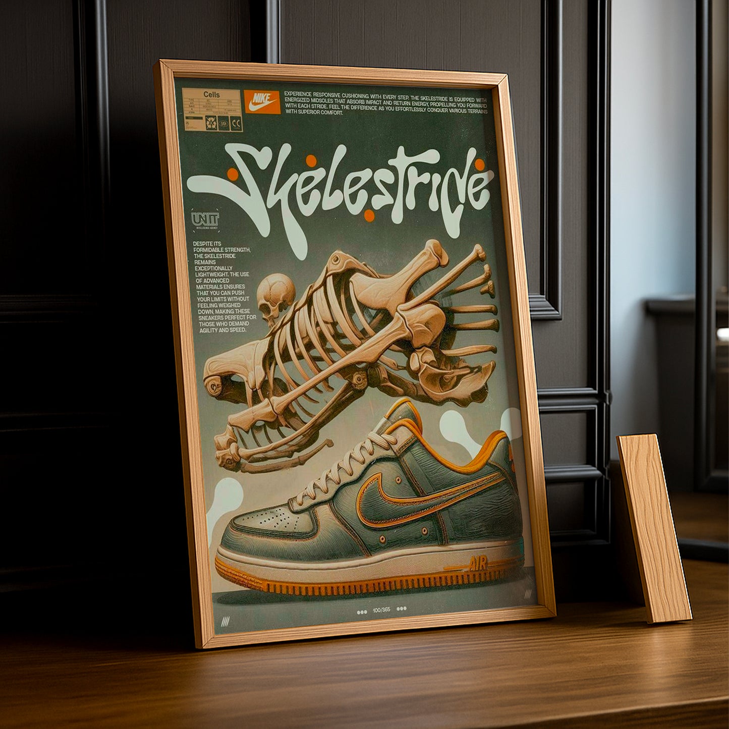 Poster Nike Air Force Skelestrine