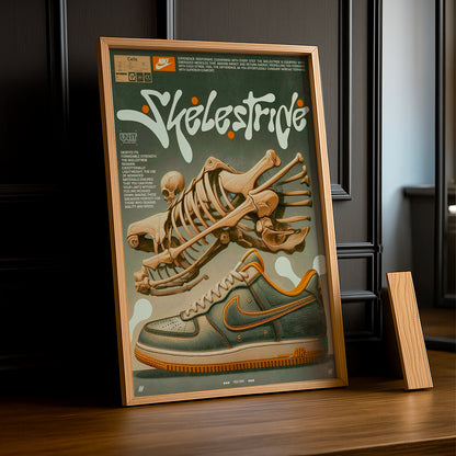 Poster Nike Air Force Skelestrine