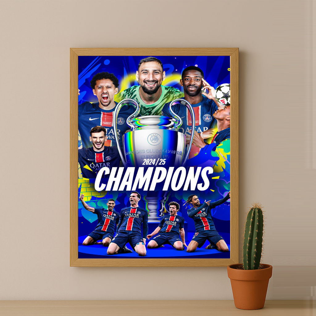 Cadre photo PSG Ligue des champions