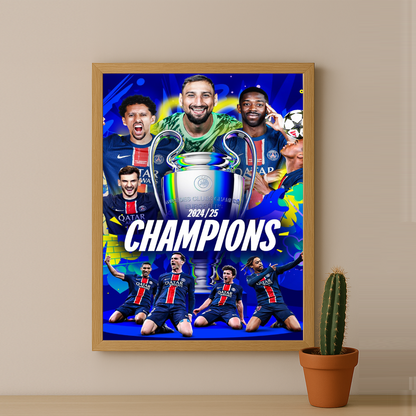 Cadre photo PSG Ligue des champions