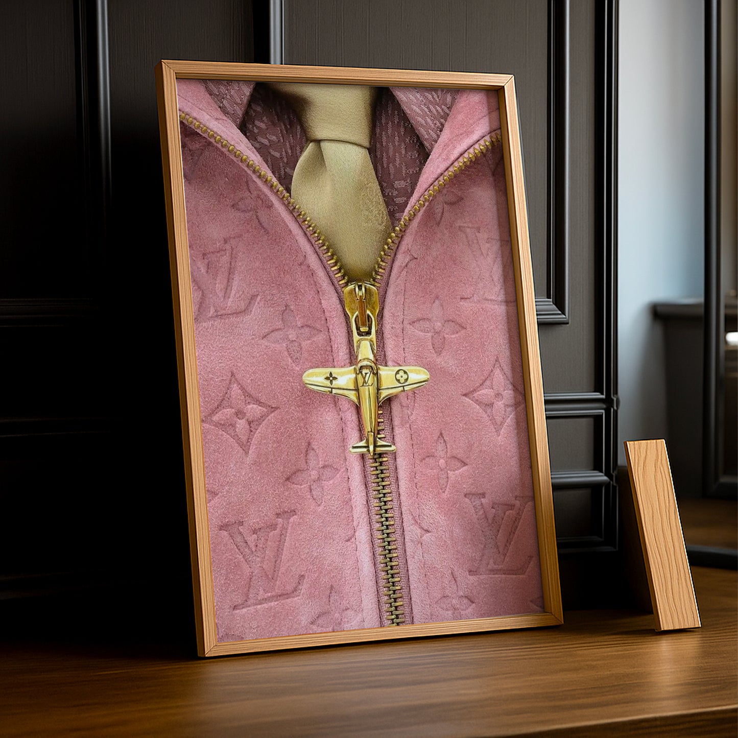 Cadre photo Louis Vuitton rose