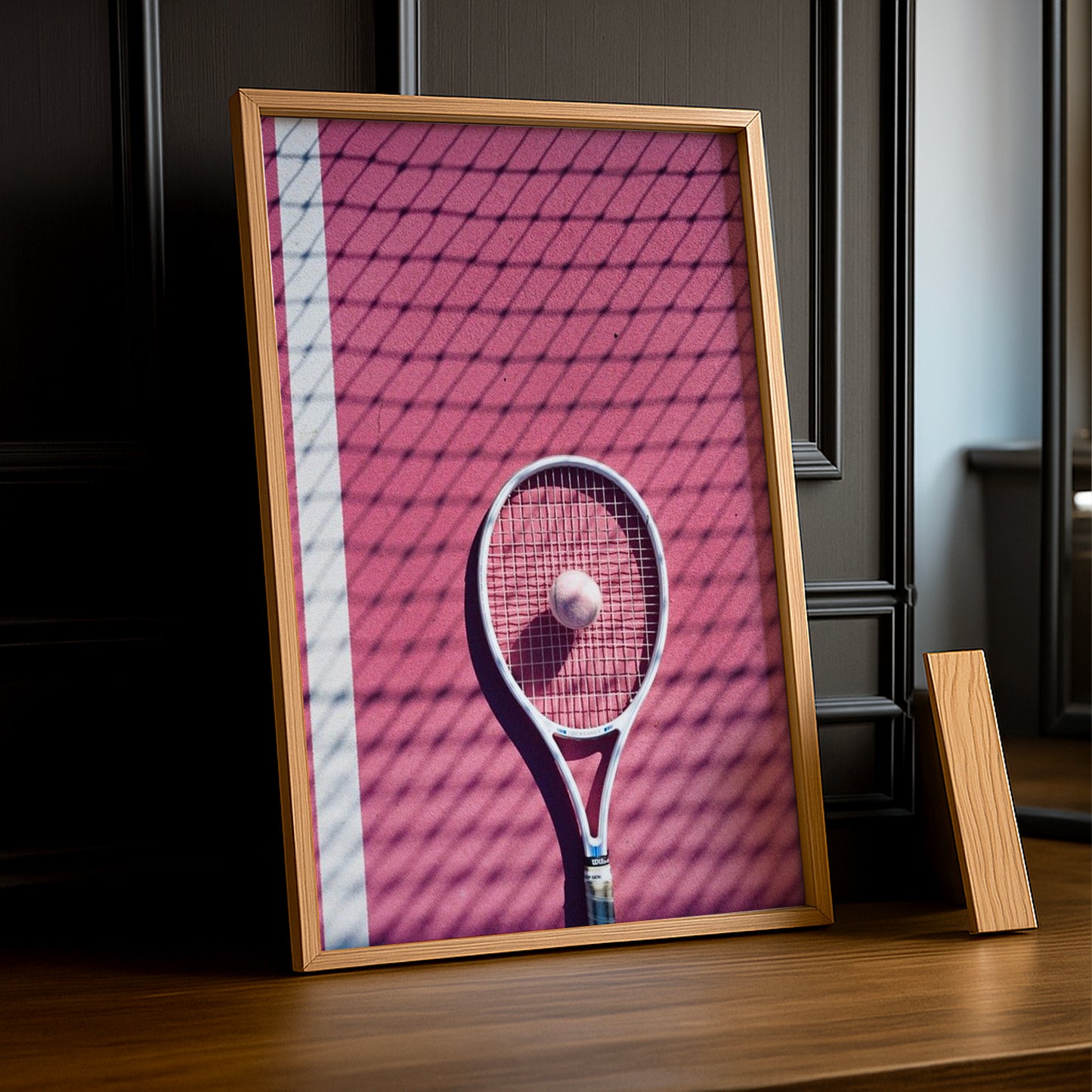 Cadre photo Tennis - Aesthetic Pink