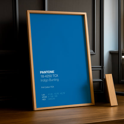 Cadre Photo Pantone - Indigo Bunting