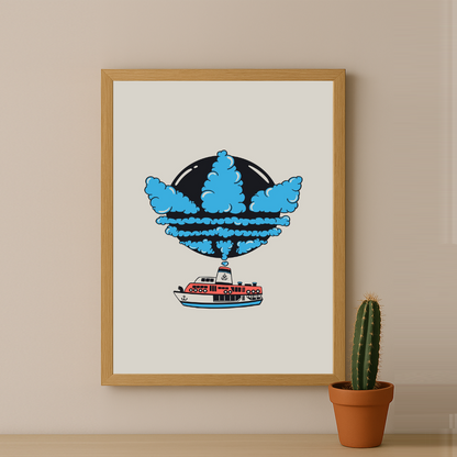 Cadre photo Adidas - Boat