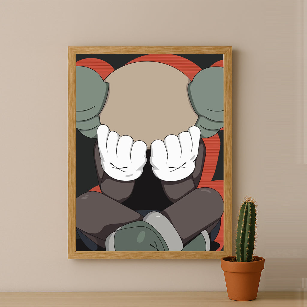 Cadre photo Kaws - Facepalm