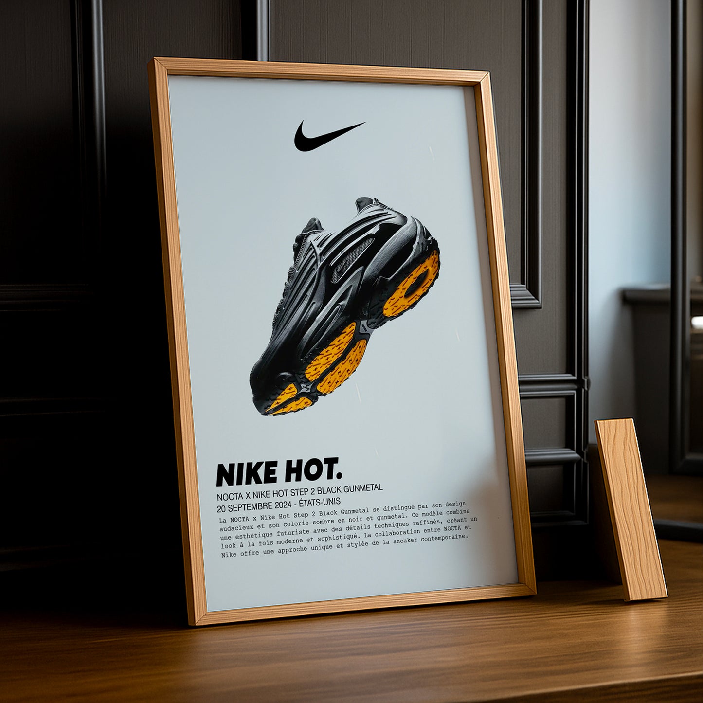 Cadre photo Nocta x Nike Hot Step 2 Black Gunmetal