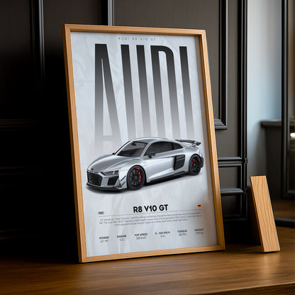 Cadre photo Audi R8 V10 GT