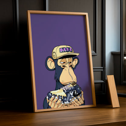 Cadre photo Bayc Nike Dunk SB Travis Scott