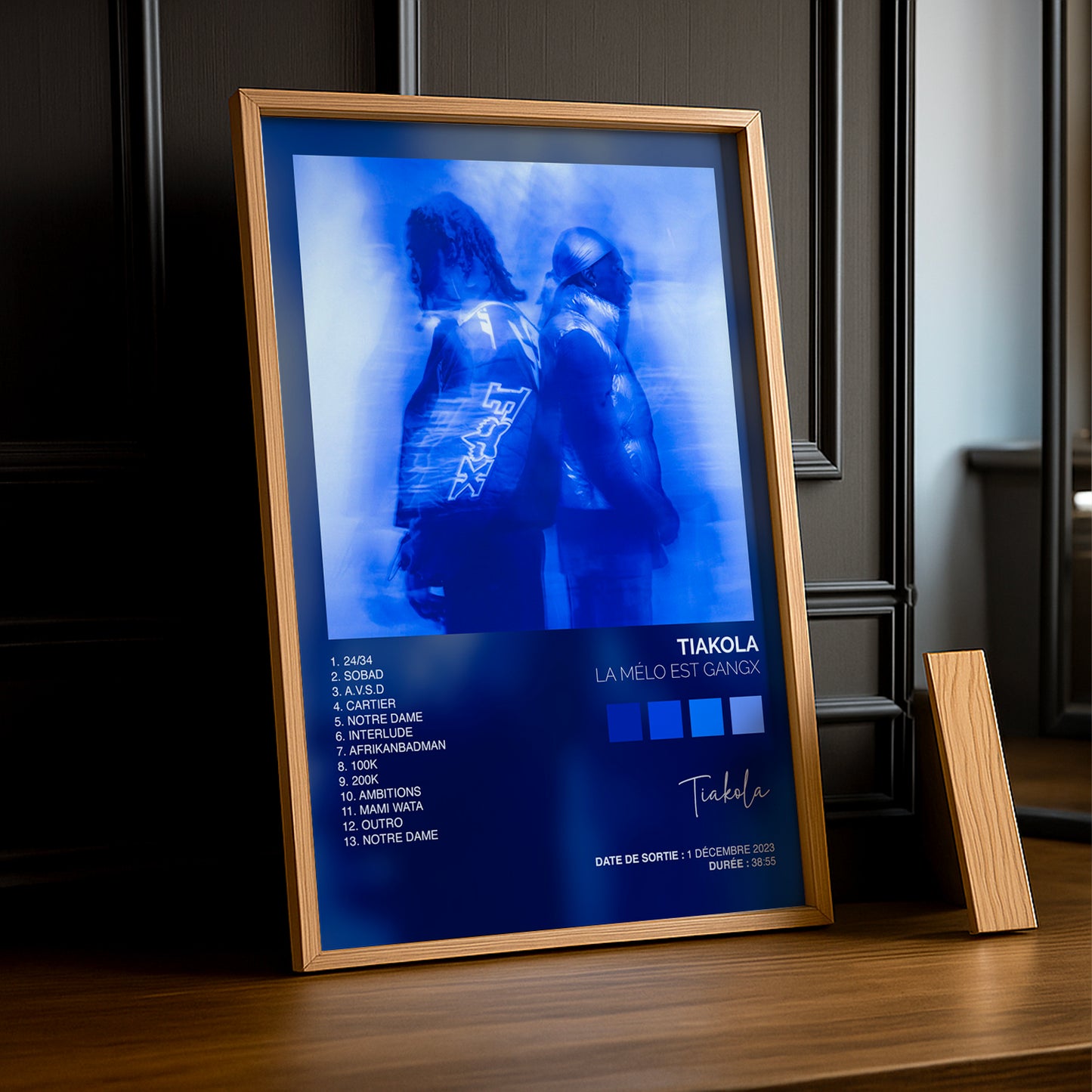 Cadre photo Album Musicaux - La Mélo est gangx de Tiakola