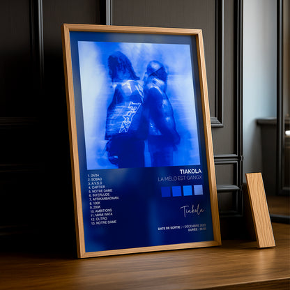 Cadre photo Album Musicaux - La Mélo est gangx de Tiakola