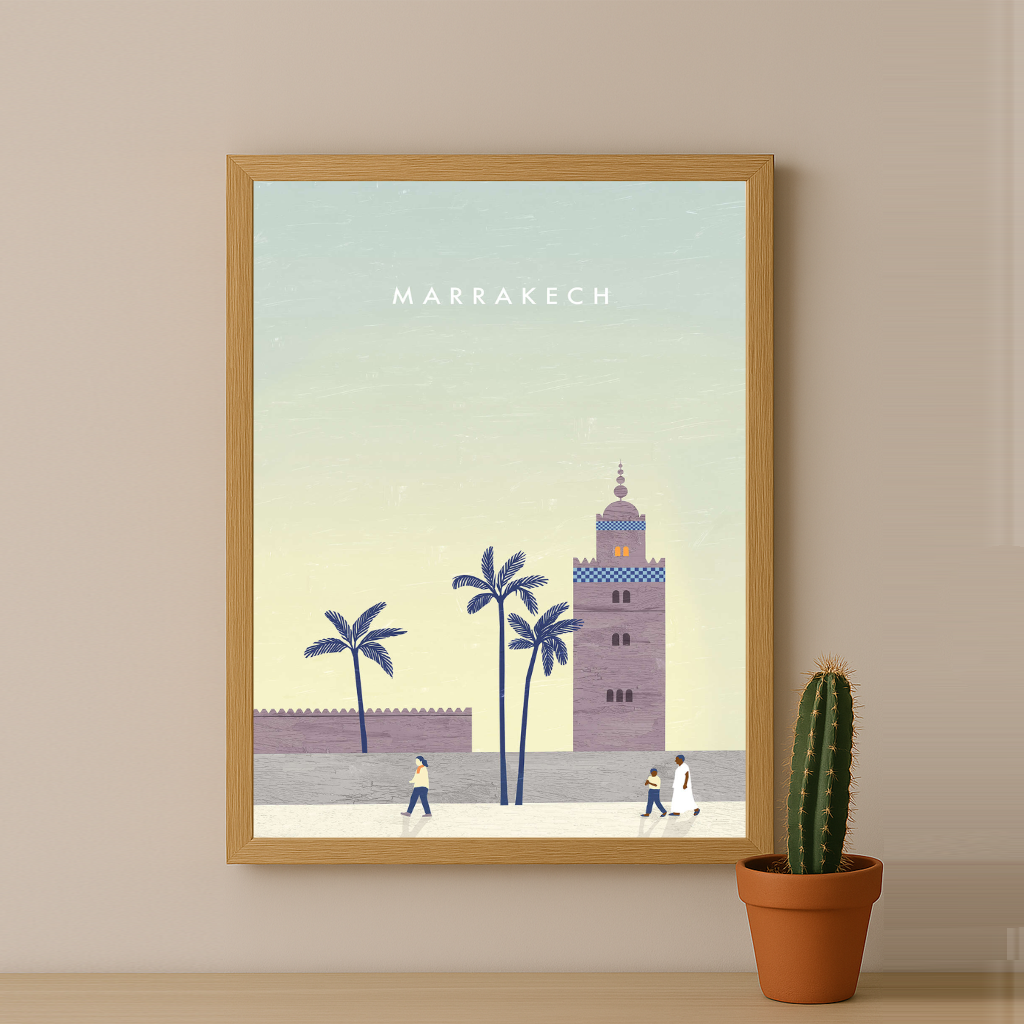 Maroc Marrakech - Poster