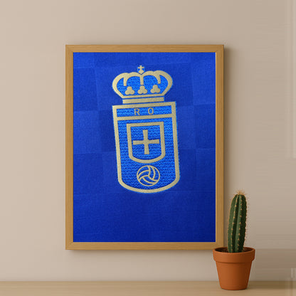 Cadre photo - Maillot Real Oviedo 25-26