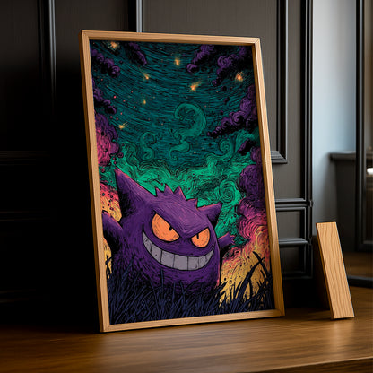 Cadre Photo Pokémon - Dark Gengar