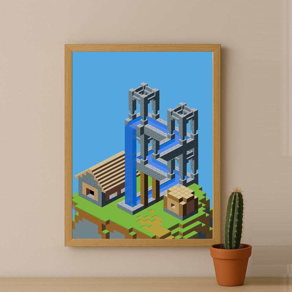Cadre photo Minecraft - Construction