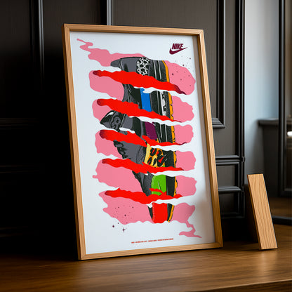 Cadre Photo Nike - Jordan 3 Illustration