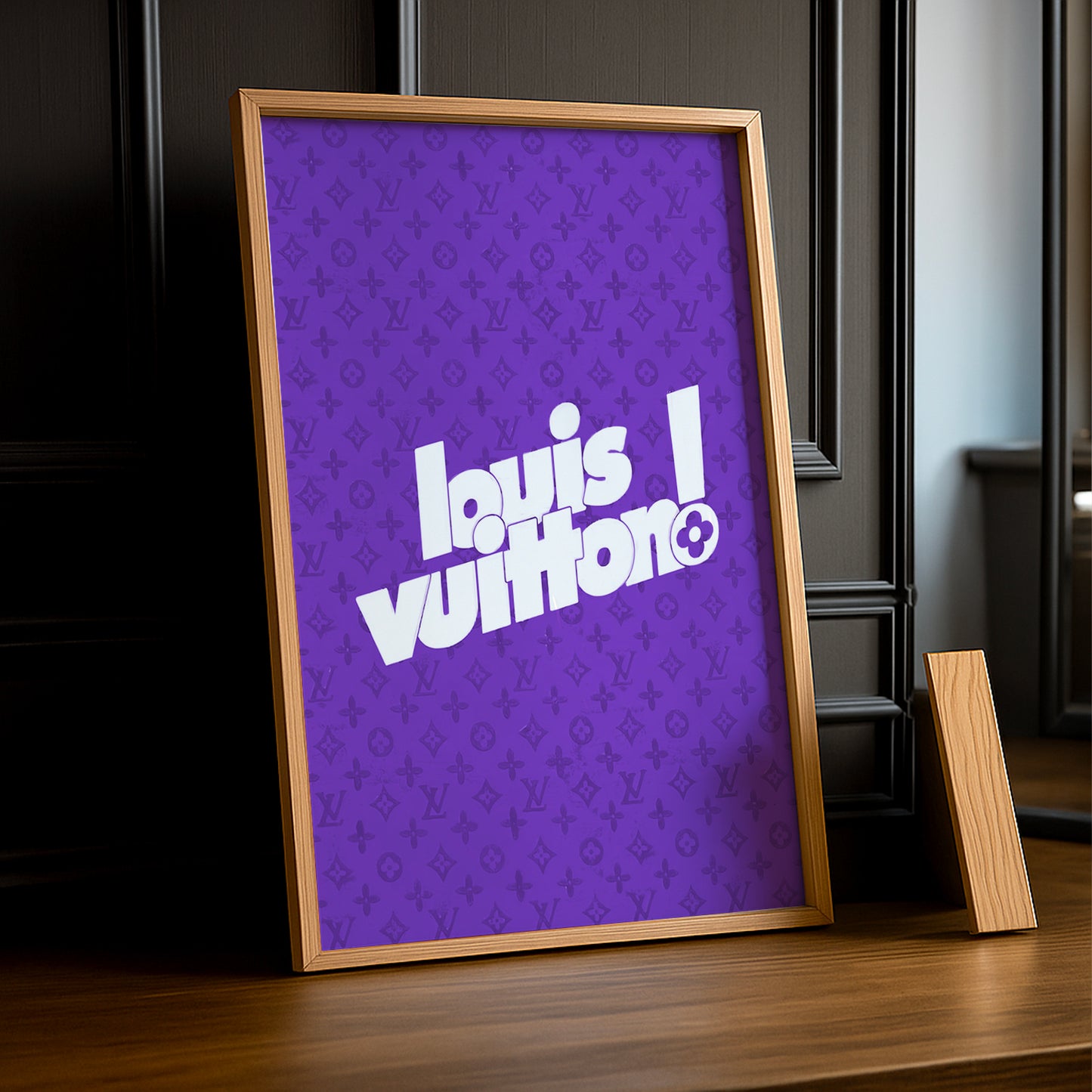 Cadre photo Louis Vuitton Purple