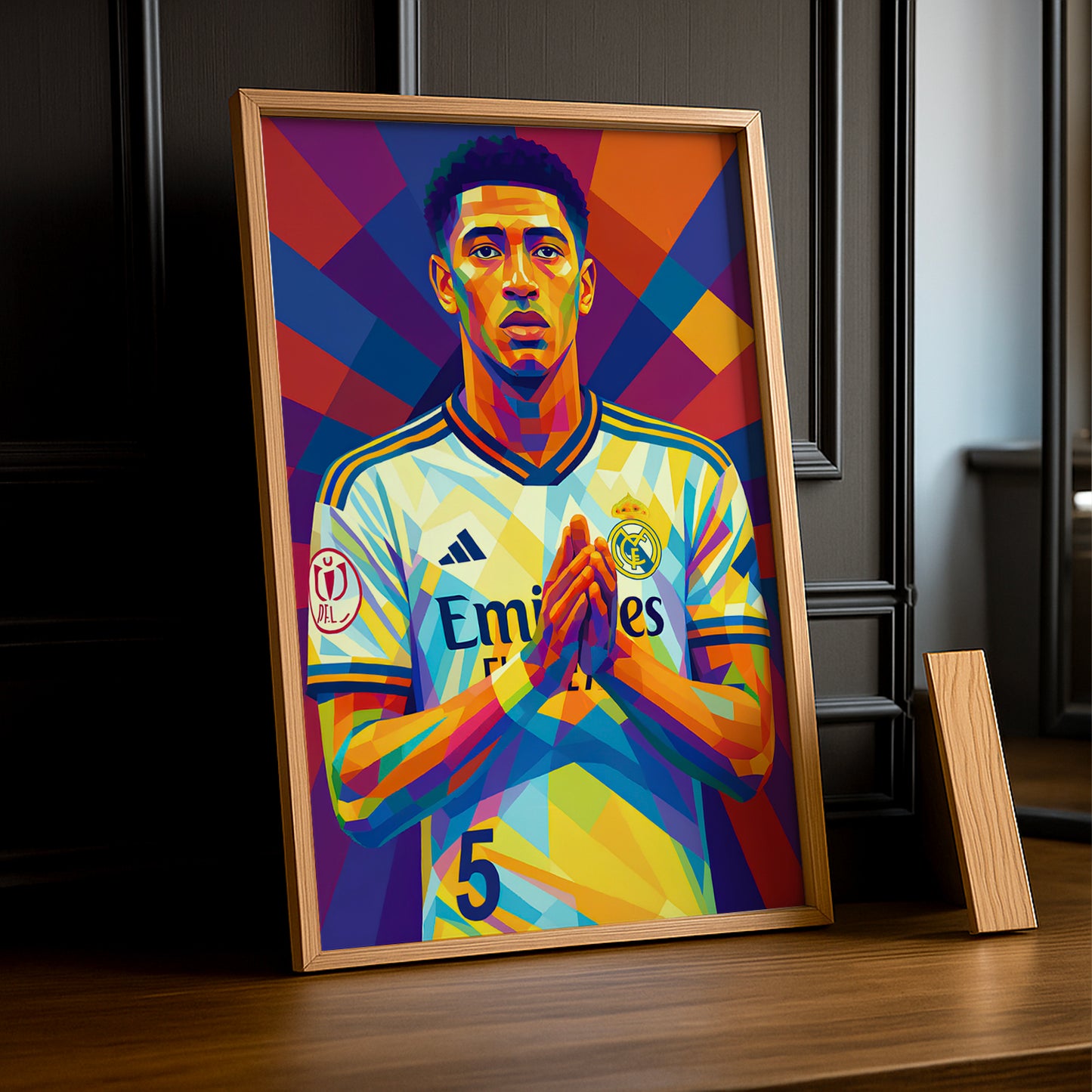 Cadre Photo Jude Bellingham Real Madrid – Affiche HD Encadrée Papier Premium