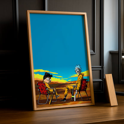 Cadre photo de Rick et Morty