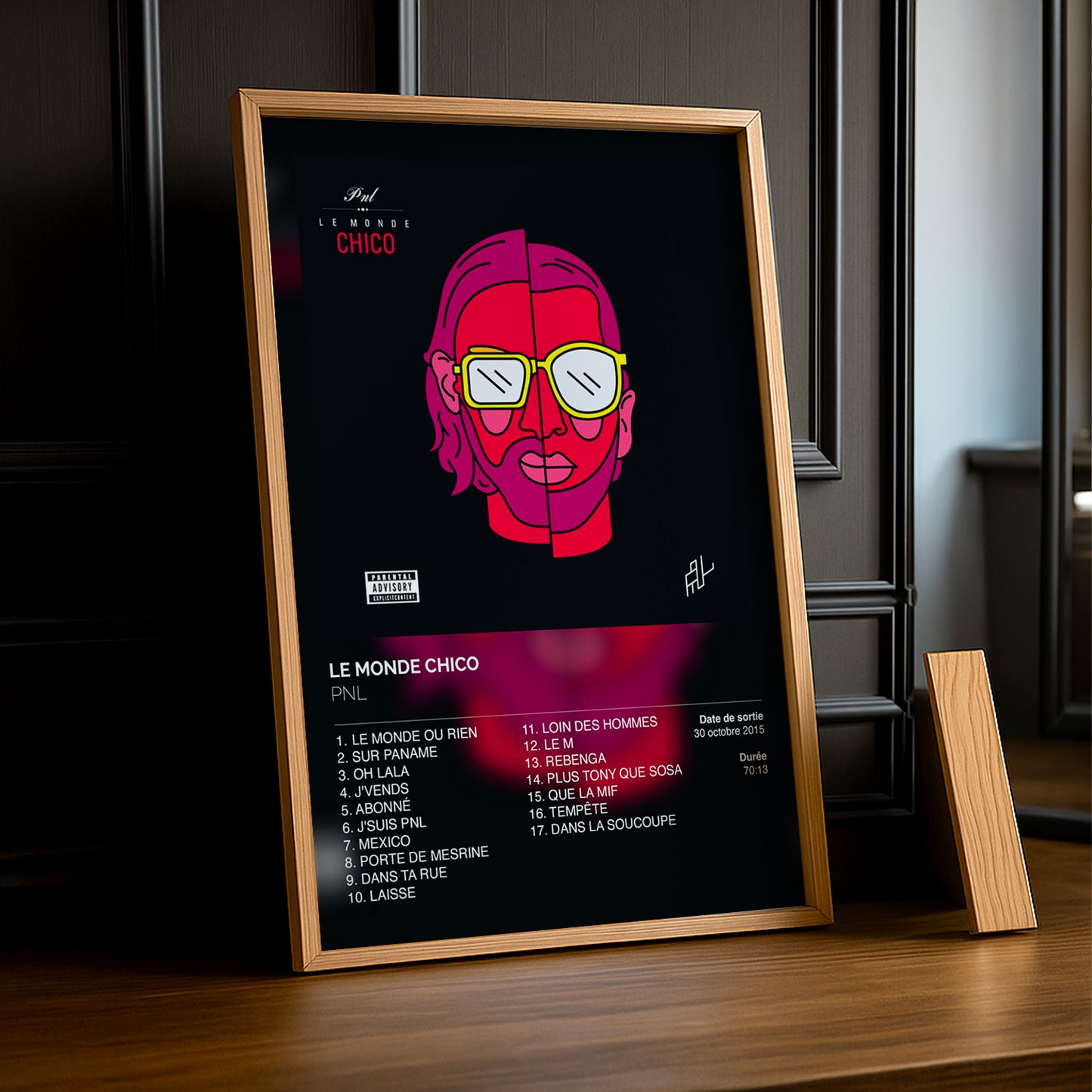 Cadre photo Album Le monde Chico PNL