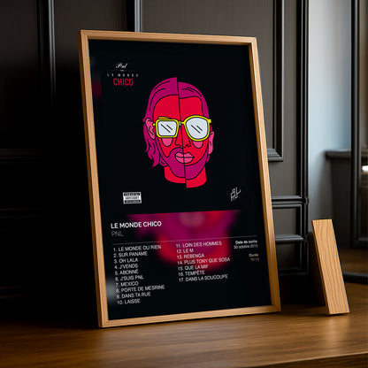 Cadre photo Album Le monde Chico PNL