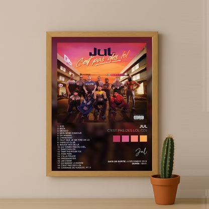 Poster Jul - Album C'est pas des LOL