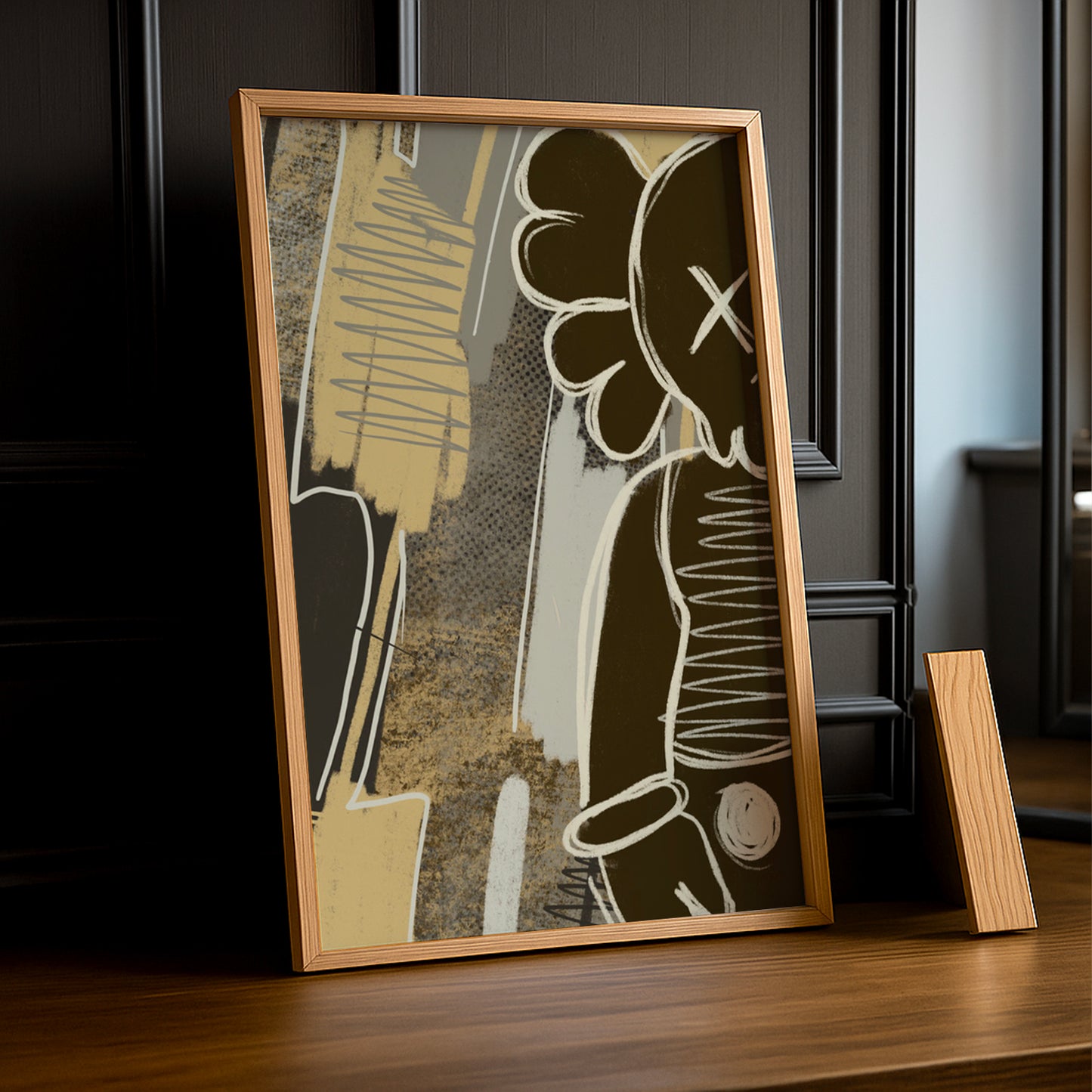 Cadre photo Kaws Art abstrait