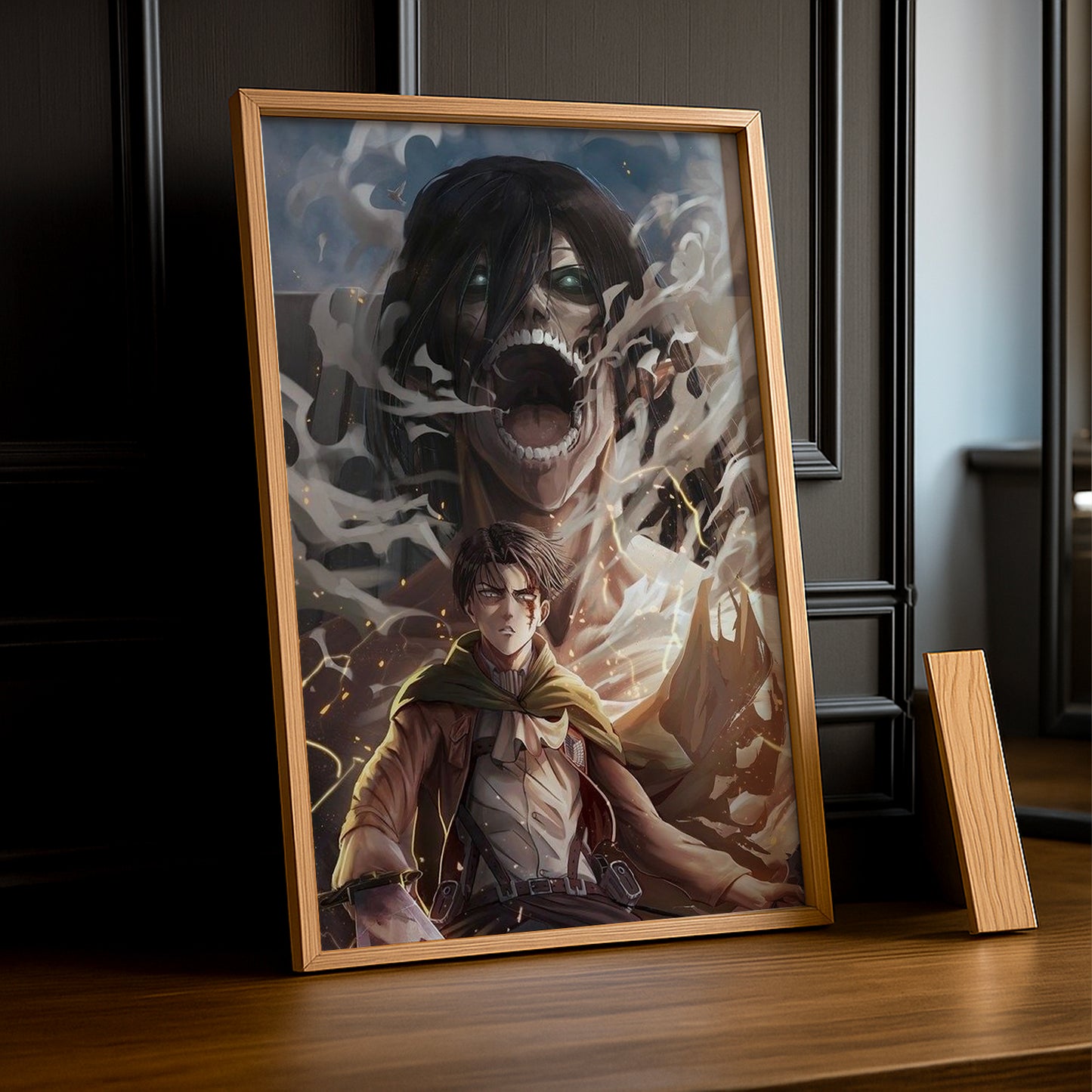 Cadre Photo Attack On Titan - Eren vs Titan