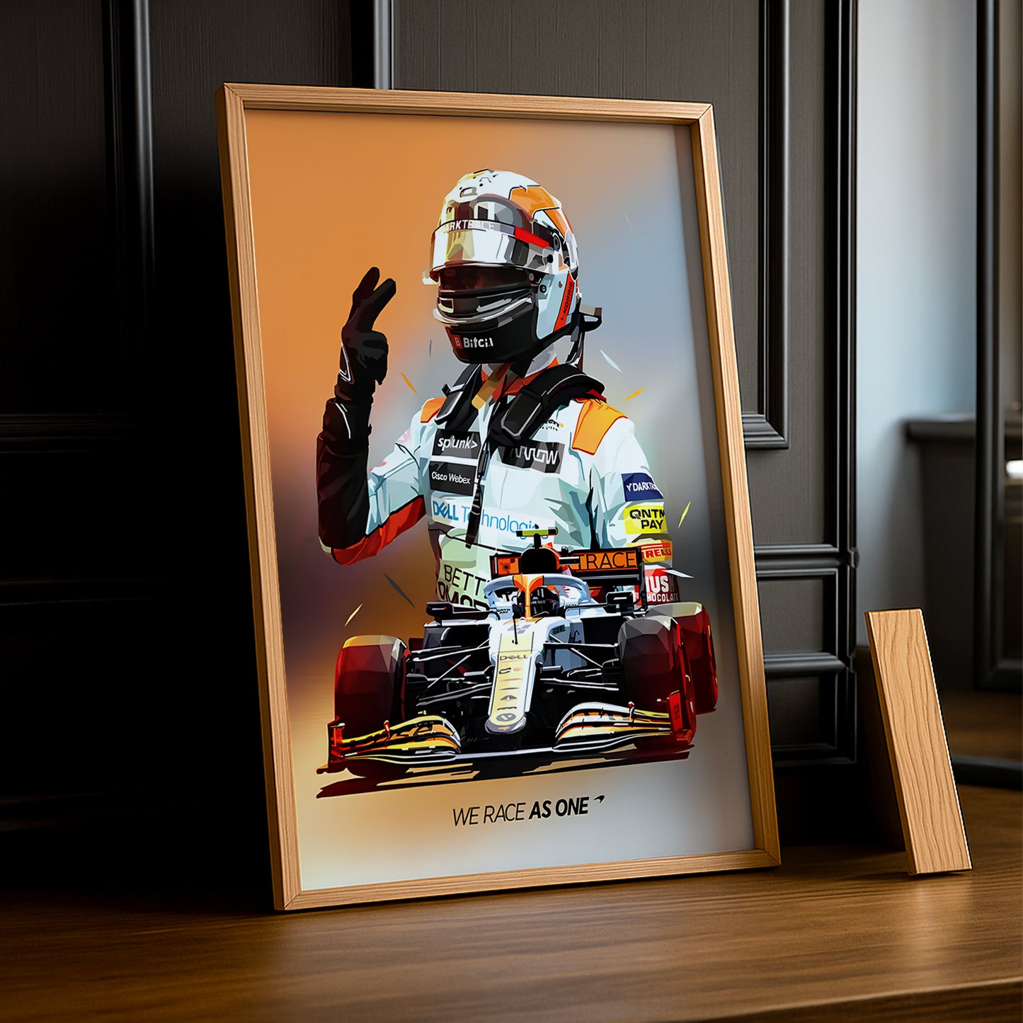 Cadre photo Formule 1 We race as one