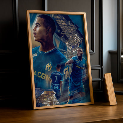 Cadre photo Olympique de Marseille Illustration