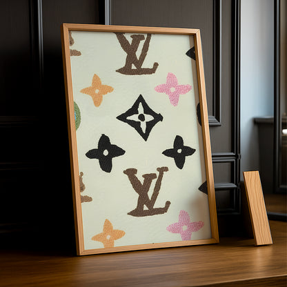 Cadre photo Louis Vuitton multi-couleurs