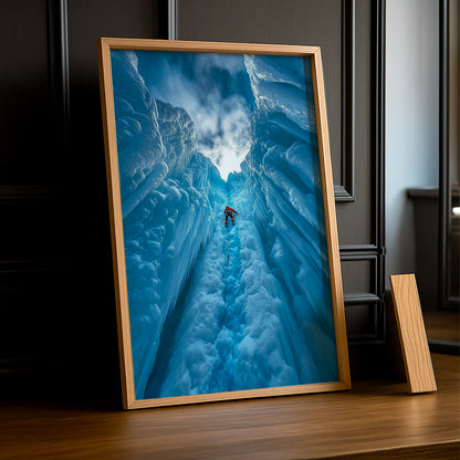 Cadre Photo Naturel - Montagne de glace