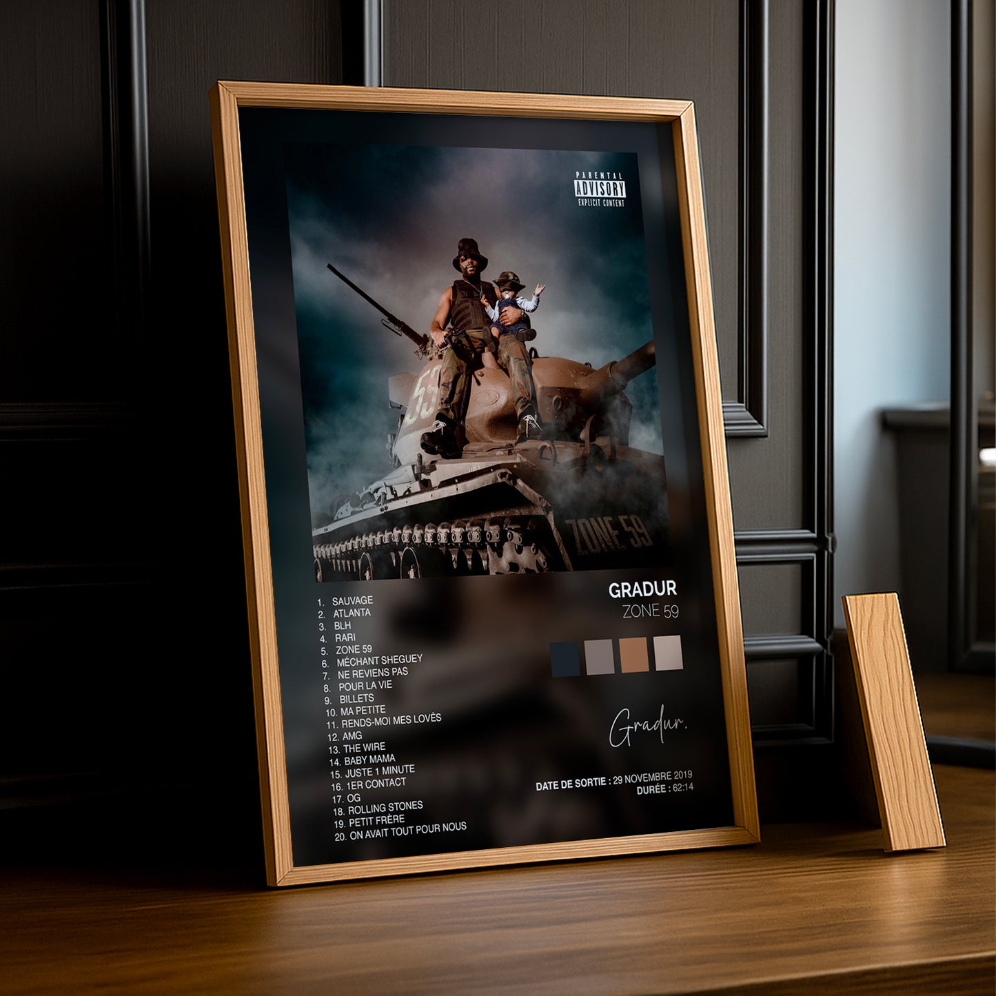 Cadre Photo Album - Gradur Zone 59