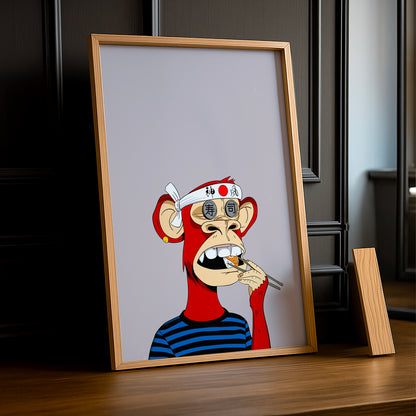 Cadre photo Bayc Ape Sushi