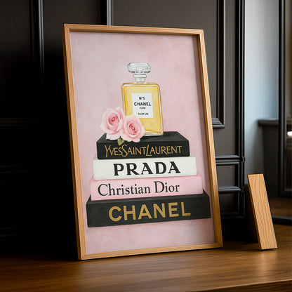 Cadre photo Mode - Livres N°5