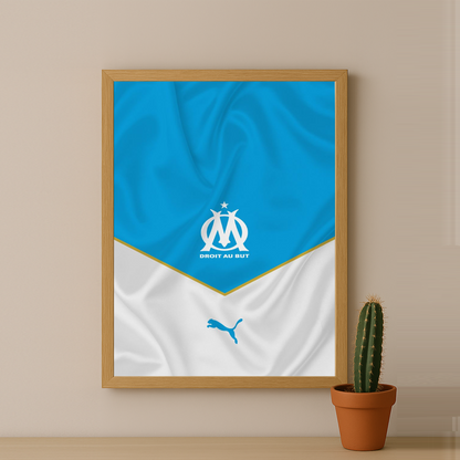 Olympique de Marseille Maillot Puma - Poster
