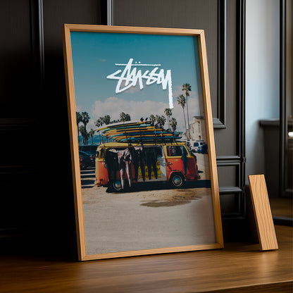 Cadre photo Stüssy - Van Surf