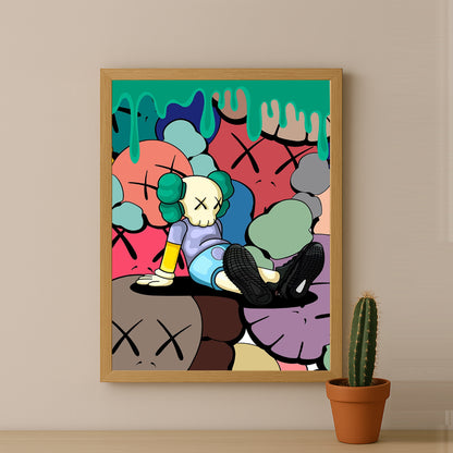 Cadre photo Kaws - Halloween