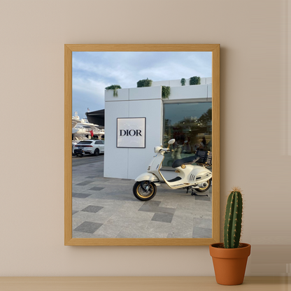 Cadre photo Dior Scooter